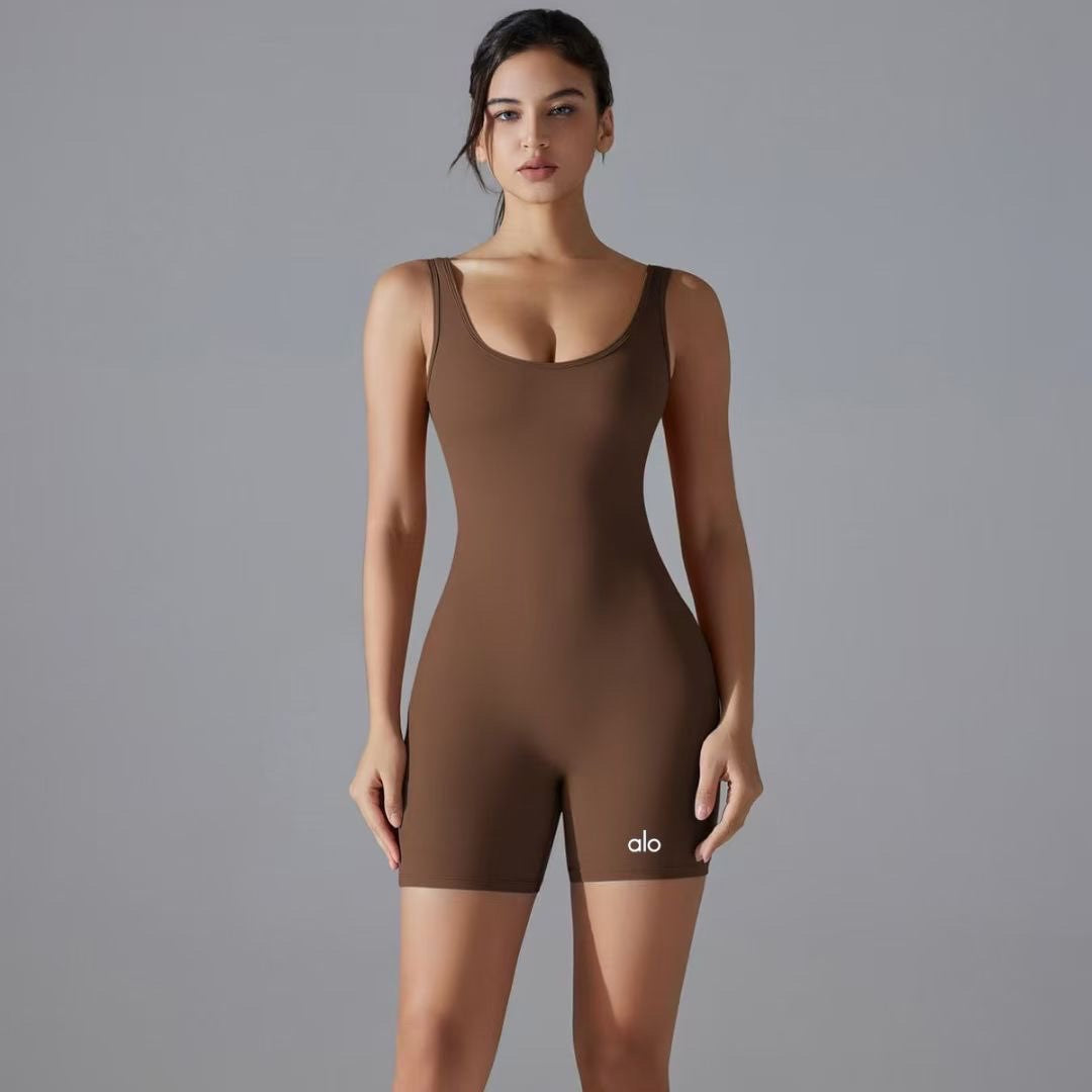 Combinaison Alo Marron Chocolat