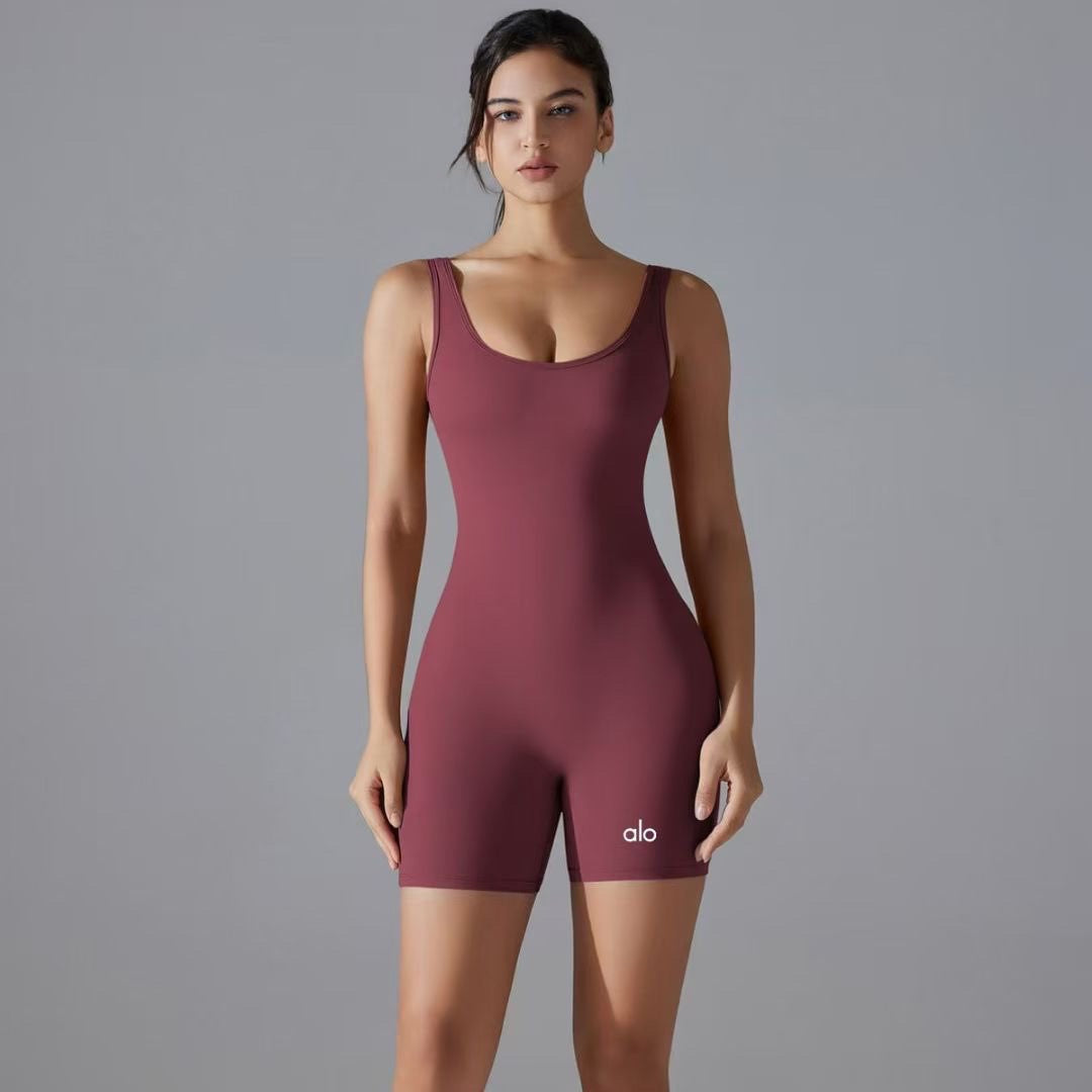 Combinaison Alo Bordeaux Col Rond