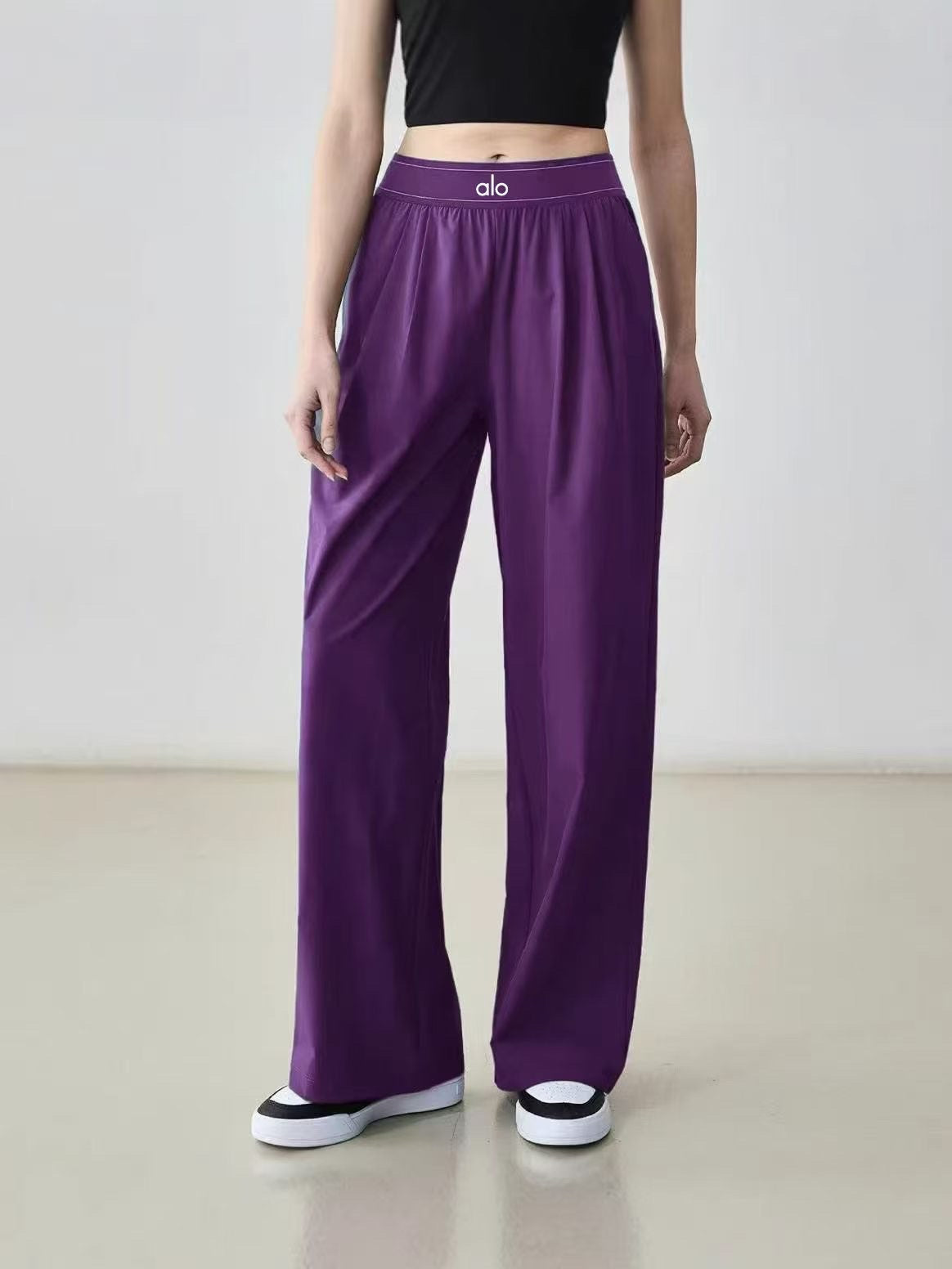 Pantalon Alo Violet Taille Élastique